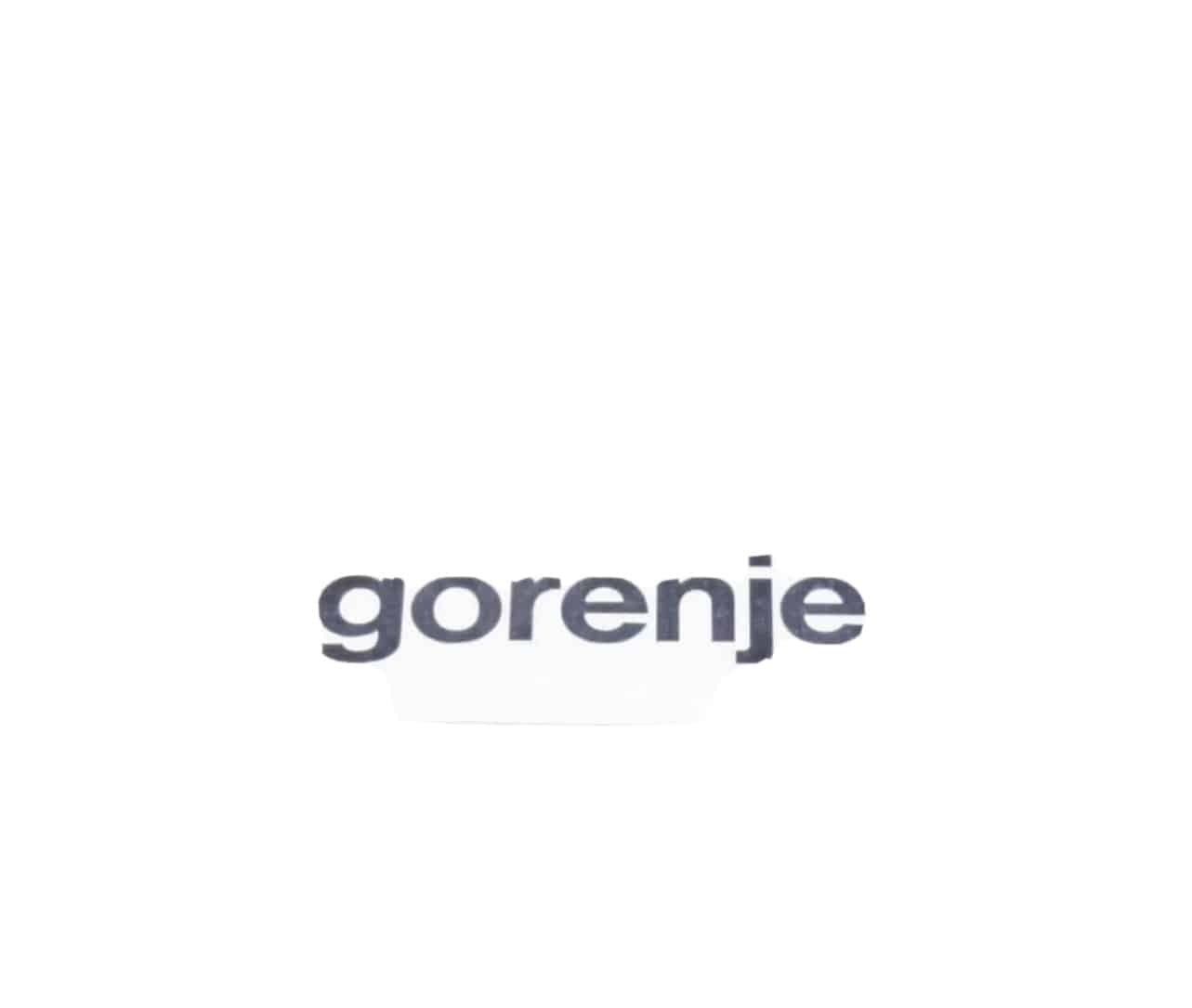 Etichetta frigo gorenje 413324 gorenje
