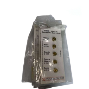 Kit ugelli universali per piano cottura a gas metano cg123 5mb