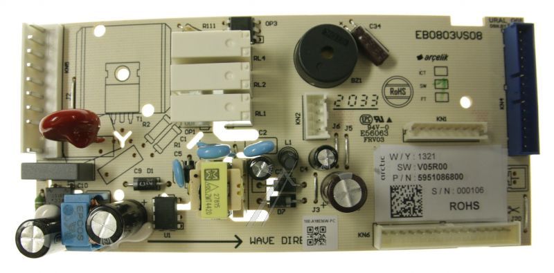 Scheda elettronica programmata U-1 NEW TYPE68 BEKO/GRUNDIG/ARCELIK