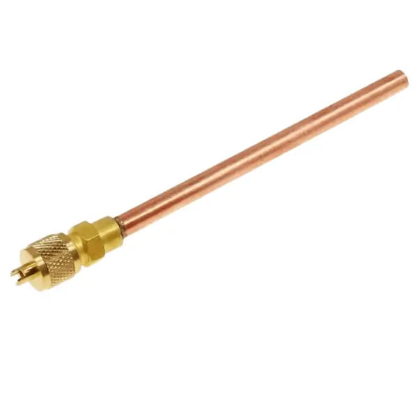 TUBO RIEMPIMENTO CON VALVOLA SCHRADER 120MM