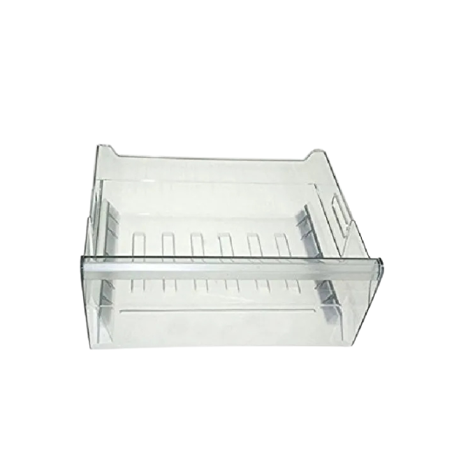 Cassetto verdura originale frigorifero 481010569993. Resistente e compatibile con diversi modelli, facile da installare per una conservazione ottimale.
