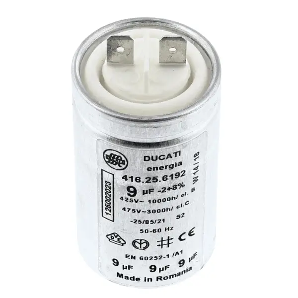 condensatore asciugatrice rex 9uf/475v/1250020227