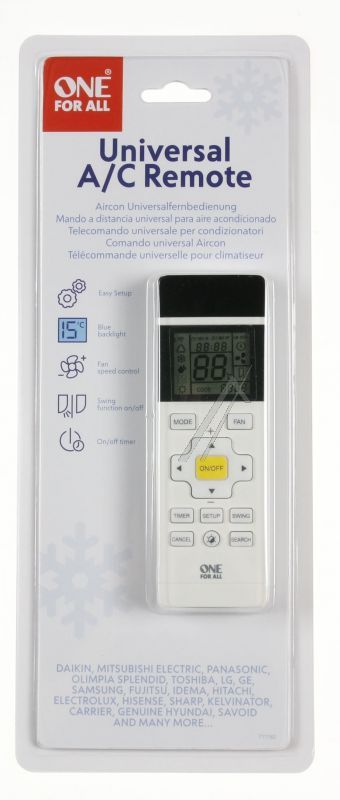URC1035 Telecomando universale per climatizzatore Lg