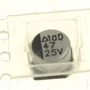 2402-001368 Condensatore SMD 47µF 20% 25V TP 6.3×4.9mm Samsung 2402001368