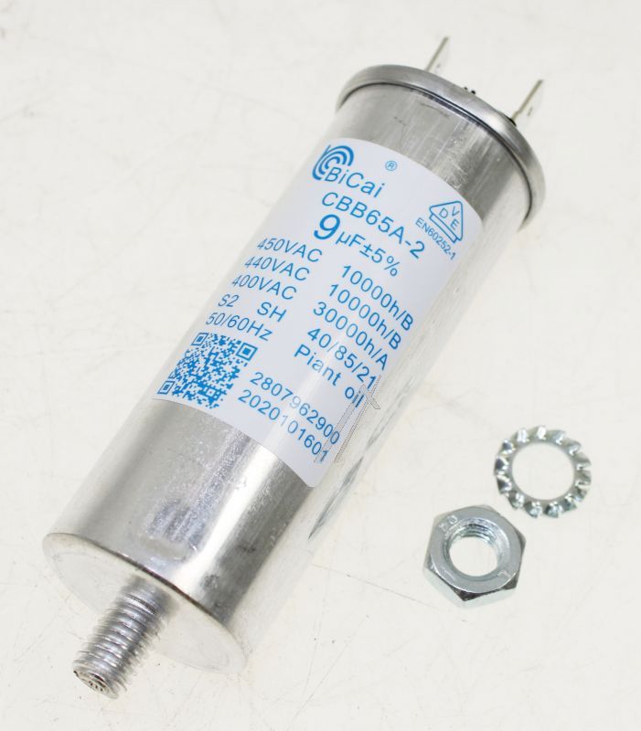 2807962900 C00864679 Condensatore 9 µF Beko