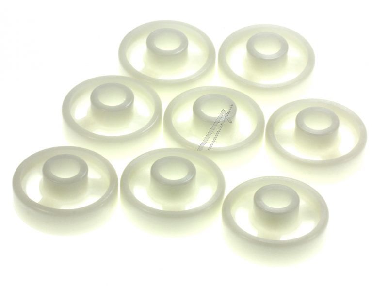 Ruote cesto lavastoviglie inferiore 1 set (8 pezzi) per Indesit C00056347 Ariston