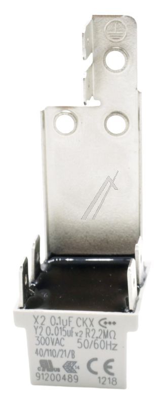 16S7E- Y8104153225-Q 91200489 Filtro antidisturbo con staffa 0,1µF + 2x1500pF + 2,2MΩ Ariston