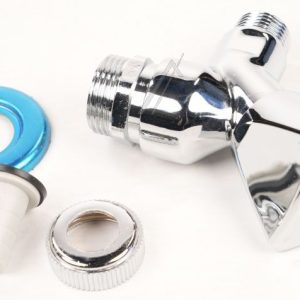 2301 Rubinetto angolare OHA con aeratore per tubo e valvola antiriflusso Beko