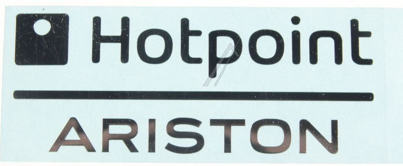 C00302258 482000089577 Targa porta Hotpoint-Ariston cromata Hotpointariston