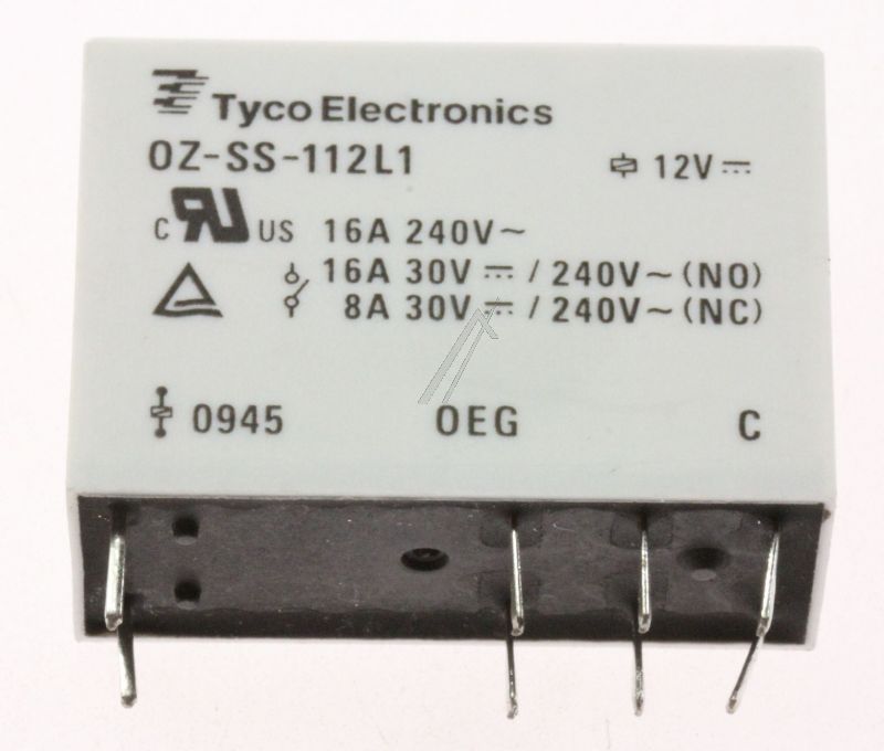 3501-001265 Relè Power 12V 540mW 16000mA 1FormC 20M Samsung 3501001265