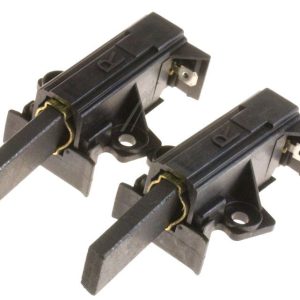 Set 2 spazzole carboncini tipo R per AEG/Bosch Siemens, capicorda 4,8 mm
