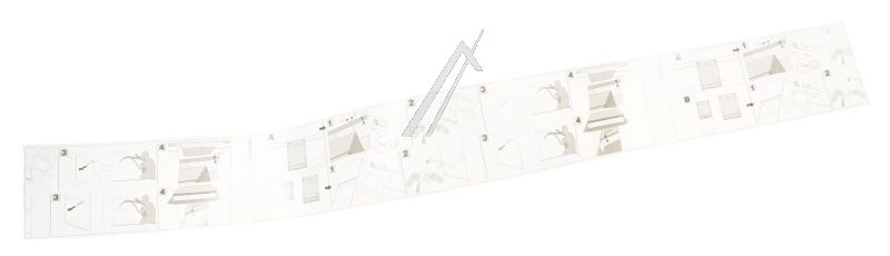 140030693059 Piastra di copertura in alluminio per lavastoviglie Rexelectrolux