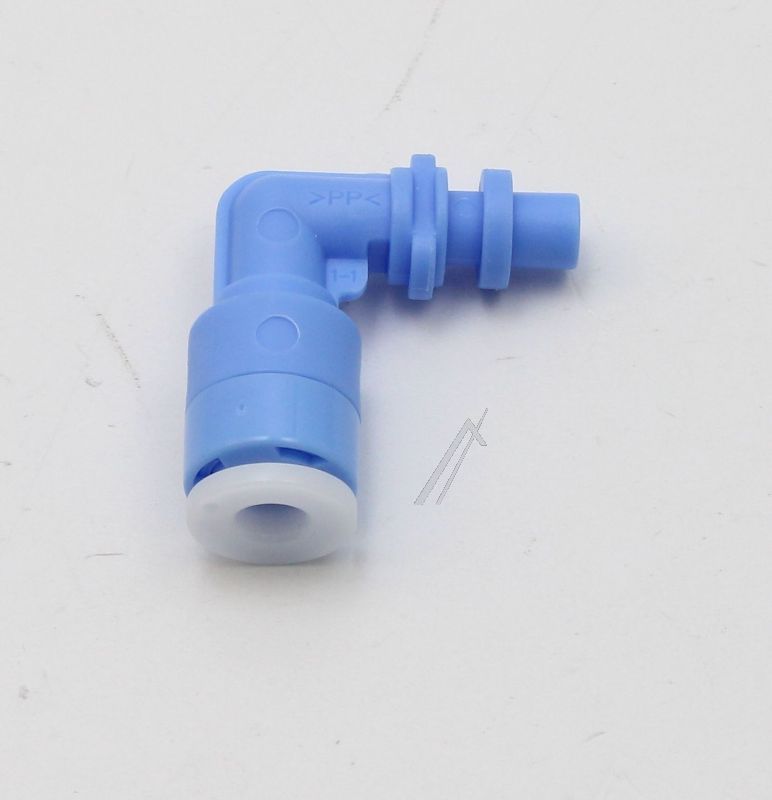 MCD62887402 Raccordo tubolare POM F20-03 PP L ingresso   uscita   nipplo angolato   Woosung Elec. Lg