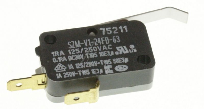 3405-001117 Microinterruttore 125/250VAC 1A 80gf SPST-NO Samsung 3405001117