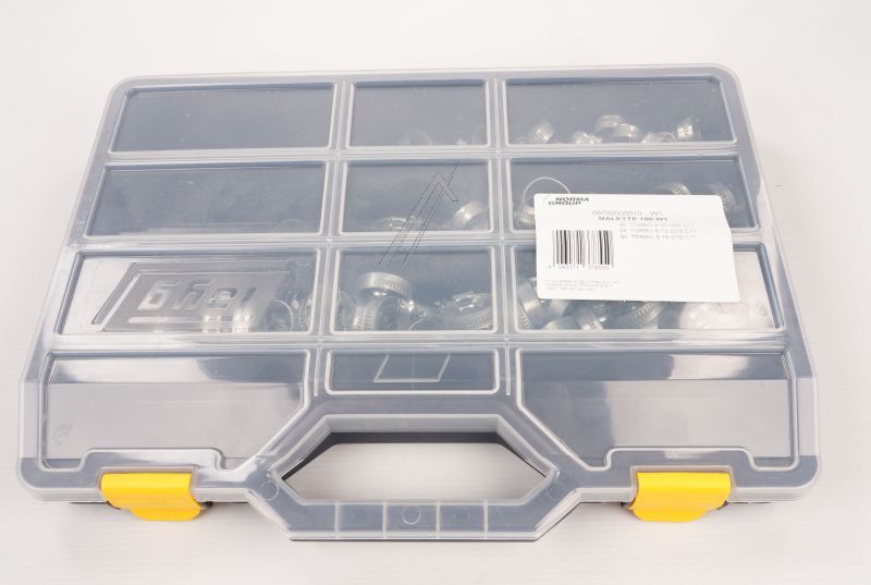 Assortimento fascette per tubi 100 pezzi Miele