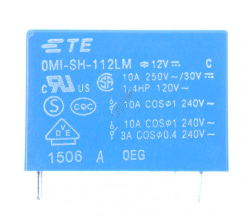 3501-001158 Relè potenza 12VDC 0,53W 10000mA 1FormA 2 Samsung 3501001158