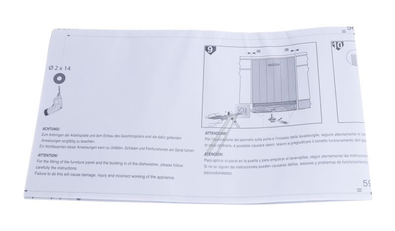140002854382 Sagoma D-I per incasso Electrolux