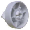 767410199 Ruota per cestello inferiore 60 bianco Smeg