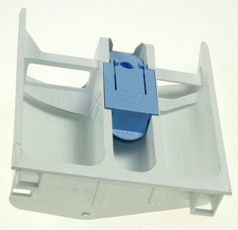 42070694 Cassetto detersivo 3 scomparti con coperture sifone, bianco Telefunken