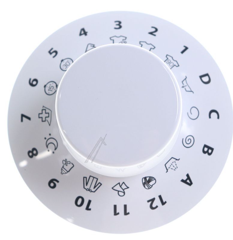 C00513048 488000513048 Manopola programmi bianca GW ARSF Hotpointariston