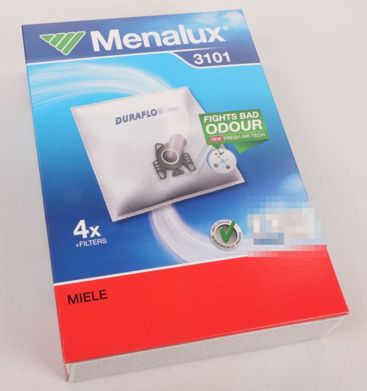 9001961417 Set sacchetti filtro 3101 4 pz + 2 filtri Miele