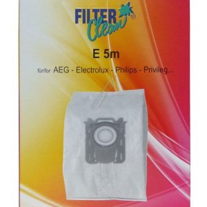 E5/PH5M E5M FL0007-K Sacchetti Mikromax 4 pz + 2 filtri Miele FL0007K