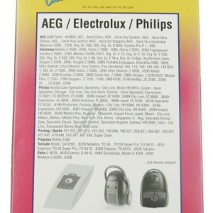 E5/PH5 000282-K Sacchetti filtro aspirapolvere 5 pz Progress/Electrolux Miele 000282K