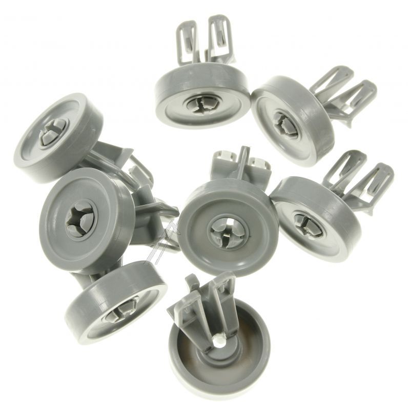 Ruote cestello inferiore (8 pz.) alternative per Whirlpool