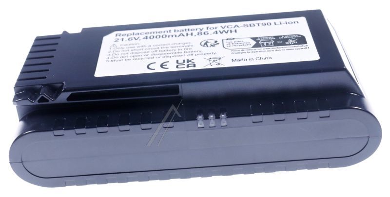 21,6V-4000MAH Batteria Li-Ion alternativa per aspirapolvere Samsung