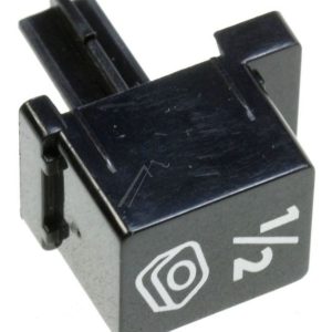 1756840200 C00865966 Pulsante F5 mezzo carico stampato nero Beko