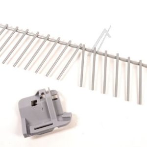 Inserto punte pieghevoli per cestello inferiore, argento, alternativo per BSH 00642591 Bosch