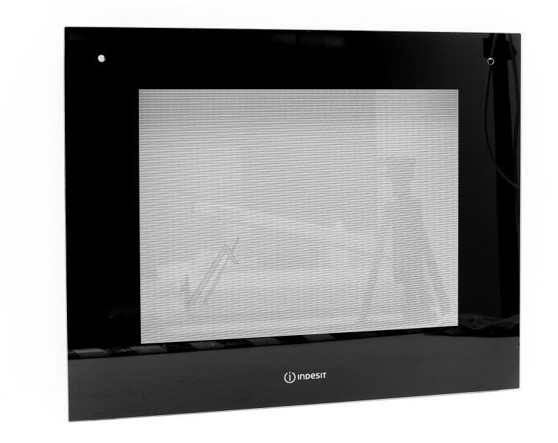 C00499999 481010896956 Vetro porta forno nero Indesit