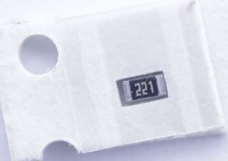 2007-000075 Resistenza SMD 220Ω 5% 0,063W 1608 Samsung 2007000075