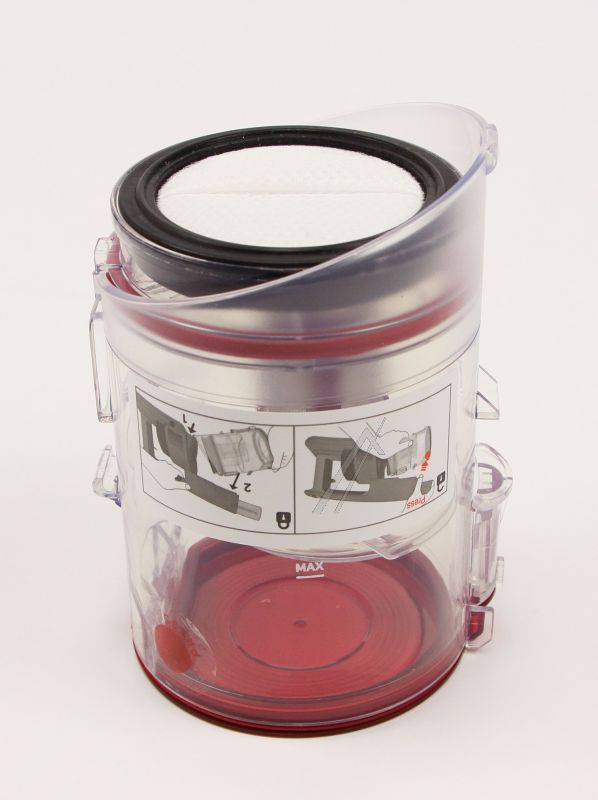 3615048 Contenitore polvere nero montato Severin