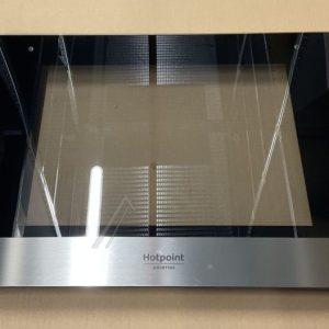 C00385304 481010849647 Vetro esterno porta forno con supporti Hotpointariston