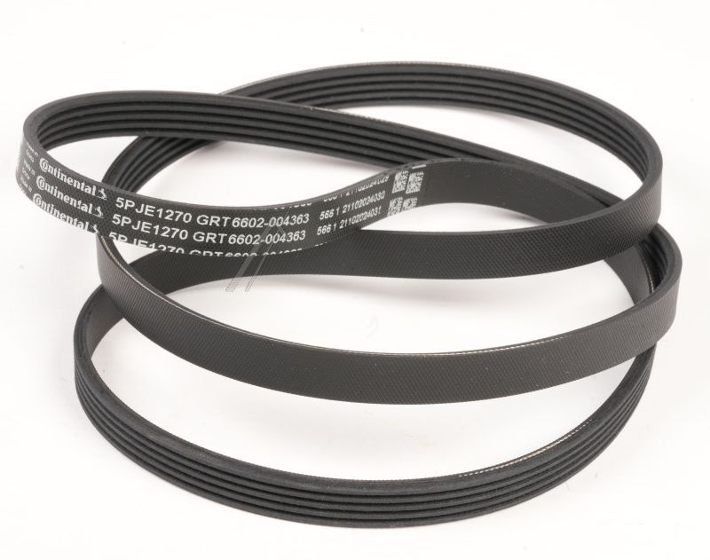 6602-004363 Cinghia dentata WW6000T in gomma nera T3.2 Samsung 6602004363