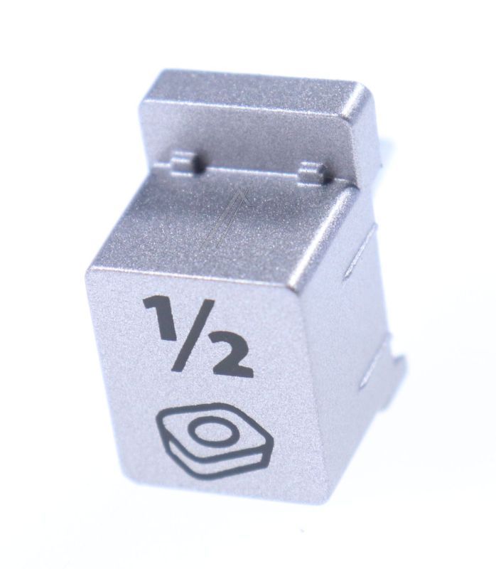 1756840400 C00881514 Pulsante stampato F5  mezzo carico  inox Beko