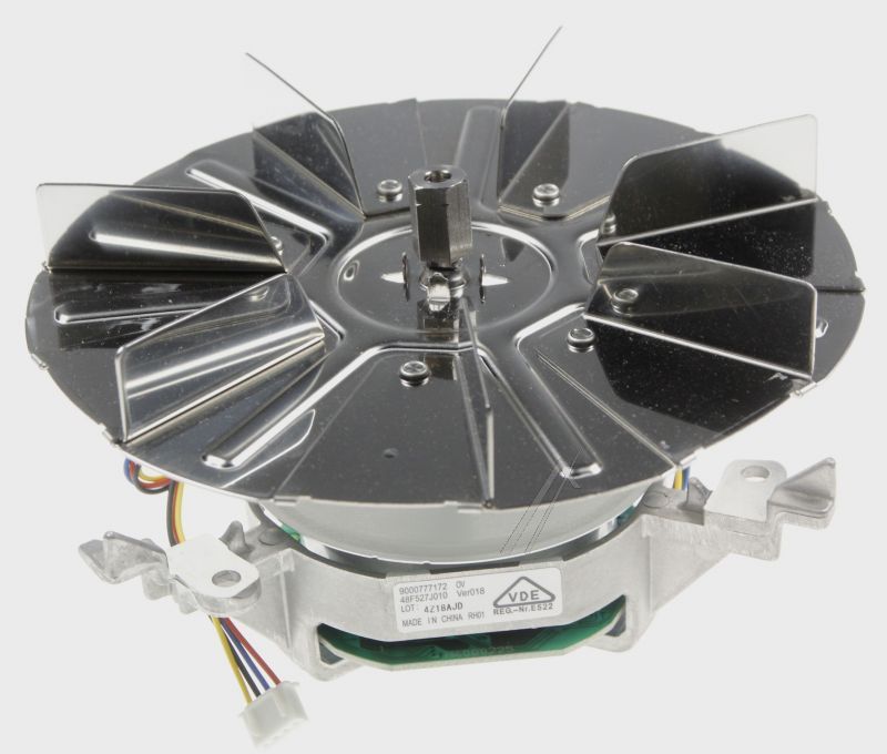 48F527J010 12004793 Motore ventola con pale e dado testa inclusi Bosch