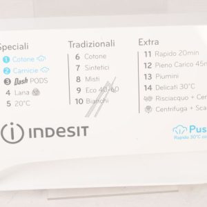 C00861568 488000861568 Maniglia cassetto INX/RAPID/IT L Indesit