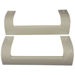 4321270300 C00873399 Maniglia porta frigorifero, 2 pz, bianca Smeg