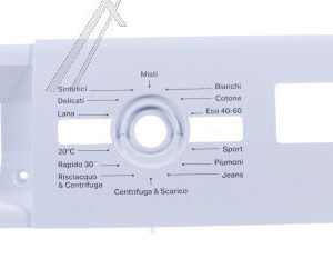 C00646726 488000646726 Mascherina pannello di controllo S Digit IT/IN 8kg Print Whirlpool