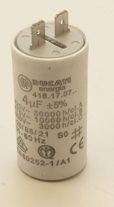 133.0016.850 Condensatore 4µF 400V 10000 ore Faber 1330016850