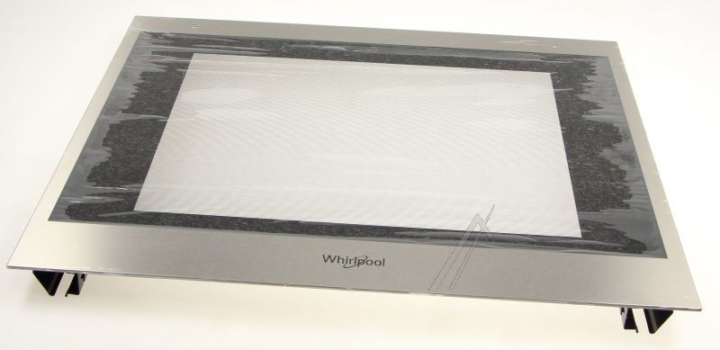 C00522028 488000522028 Vetro esterno porta con montanti per ventola Whirlpool