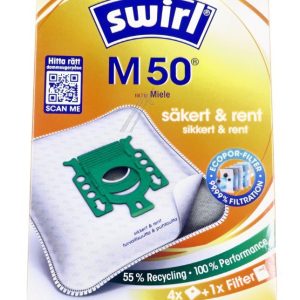 M50 / 99757 6779391 Kit sacchetti M50 MP AirSpace Green Line 4 sacchetti + 1 filtro Hoover