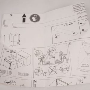 715040200 Dima fissaggio porta ST123 AA SL Smeg