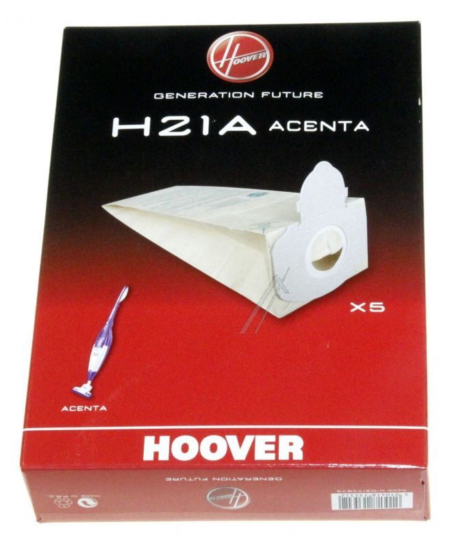 H21A 09173873 Sacchetti filtro H21A in carta 5 pz Hoover