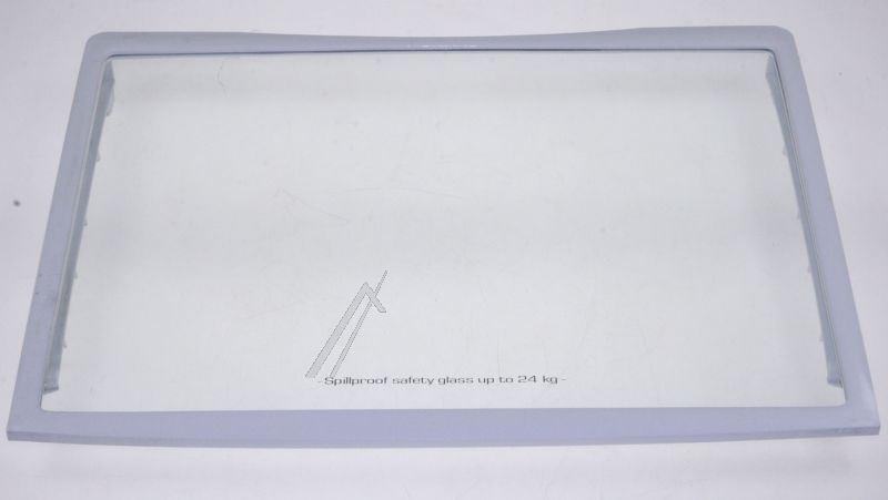 0060206524 49053953 Ripiano in vetro con cornice in plastica Haier