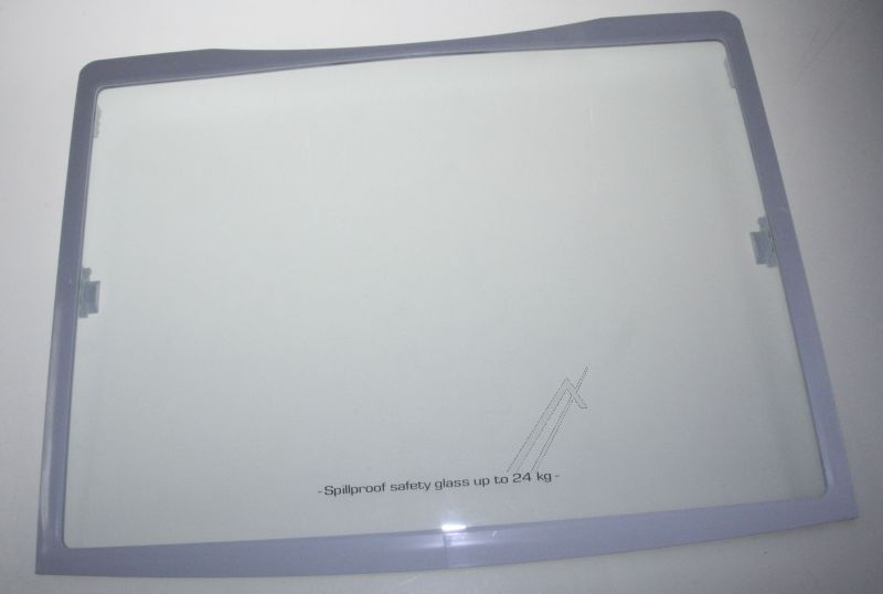 0060810246 49053659 Ripiano in vetro con cornice in plastica per bottiglie Haier