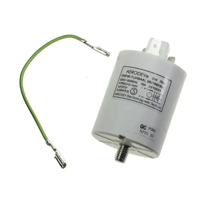 Filtro antidisturbo originale per lavatrice Beko 2827980300. Riduce le interferenze elettriche e garantisce un funzionamento stabile e sicuro.
