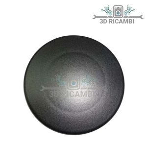 Cappellotto piattello grande nero lucido 100 mm s0235 per piano cottura ariston indesit